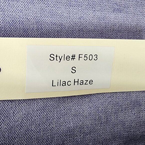 Burgess Cardigan Sweater | Small | Lilac Shawl Collar Cotton Cashmere NEW - Picture 9 of 9